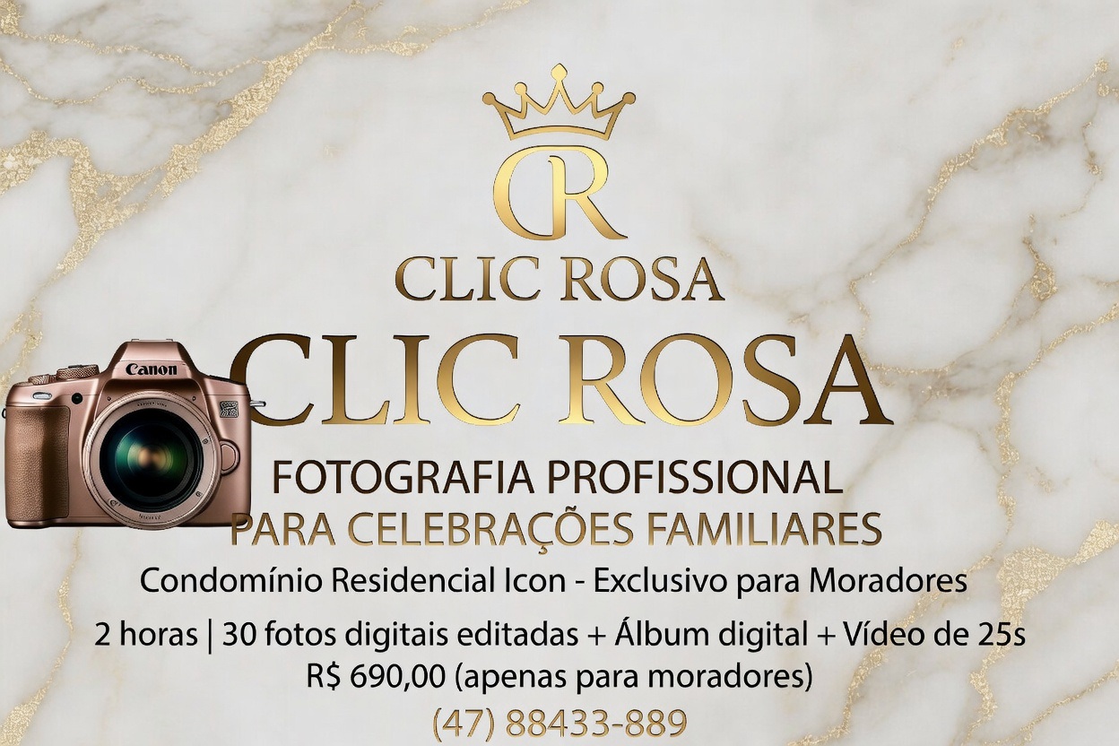 CLIC ROSA  Residencial Icon Balneário Camboriú SC